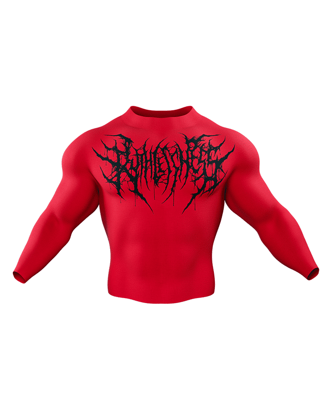 Image of Venom High Neck Compression Tshirt Full Sleeve